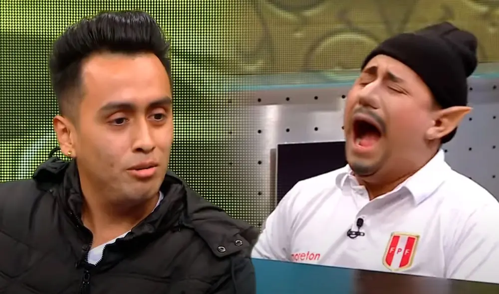 Los actores cómicos hicieron reír al público con sus caracterizaciones de los futbolistas. Foto: captura/ATV