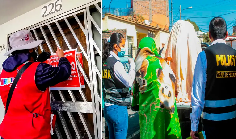 Intervenidos fueron trasladados a la comisaría de la jurisdicción. Foto: Municipalidad de Arequipa. Intervenidos fueron trasladados a la comisaría de la jurisdicción. Foto: Municipalidad de Arequipa.