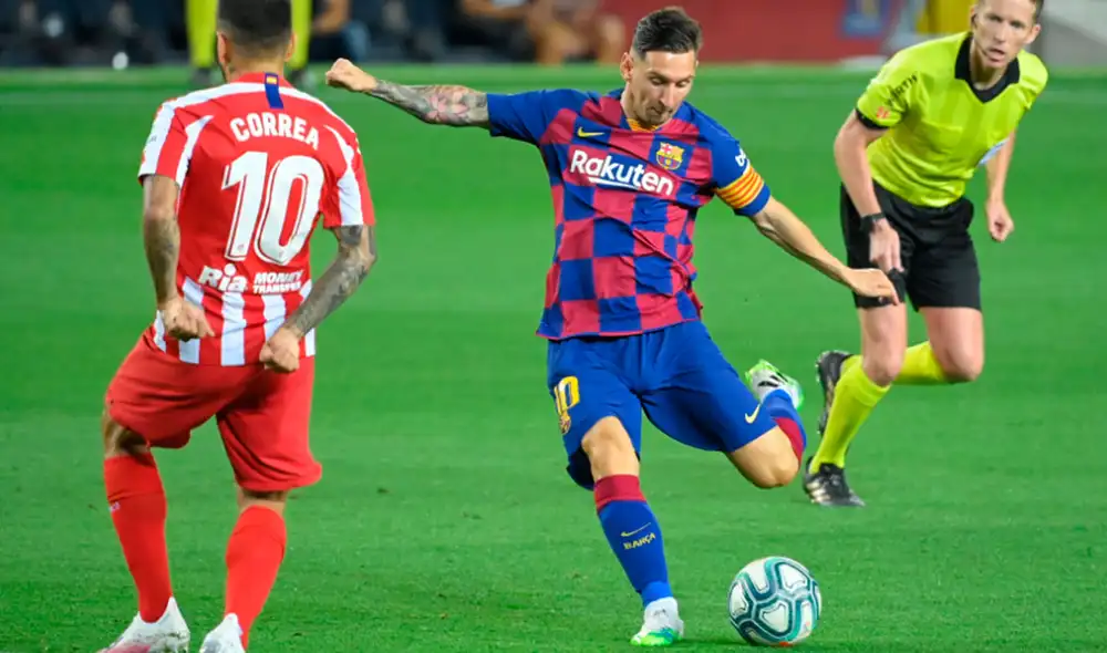Barcelona visita la casa del Atlético Madrid por la fecha 10 de LaLiga Santander. Foto: AFP. Barcelona visita la casa del Atlético Madrid por la fecha 10 de LaLiga Santander. Foto: AFP.