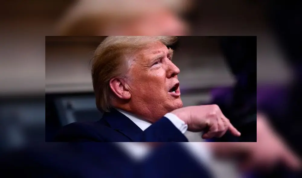 Donald Trump, presidente de los Estados Unidos. Foto: AFP.