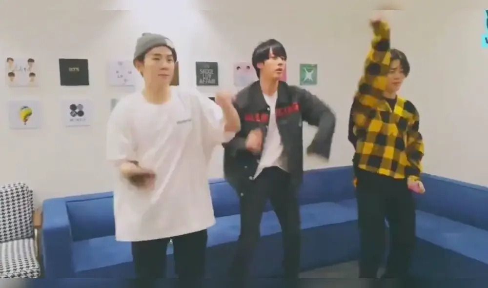 Deslise para ver más fotos de Jin, Jimin y Yoongi de BTS.