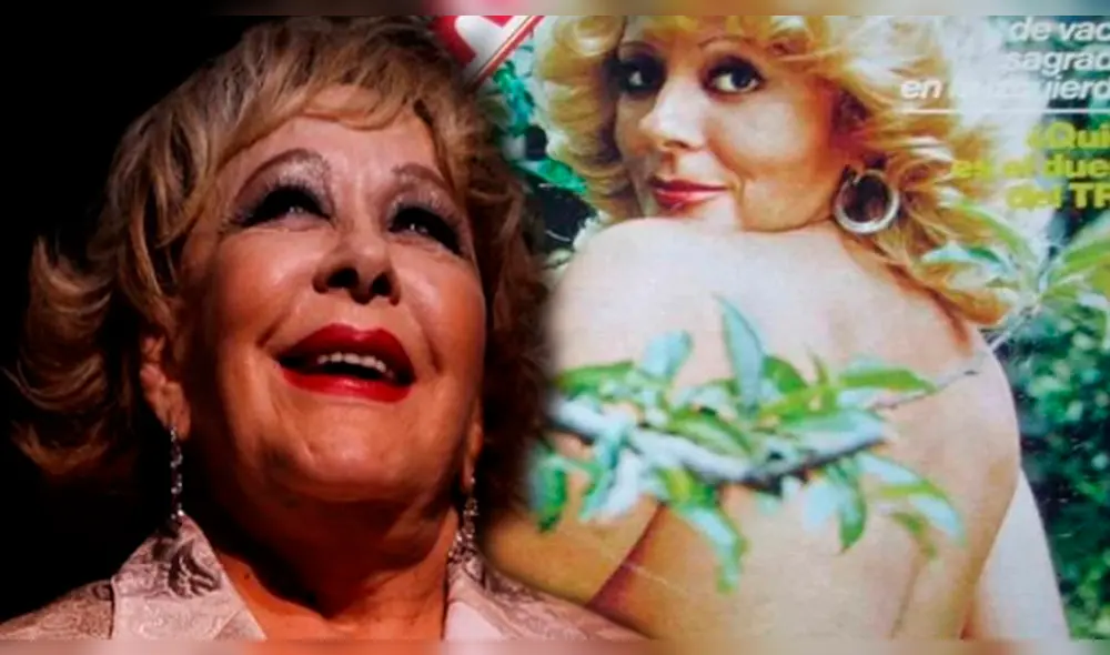 Silvia Pinal recuerda en Instagram el día que posó desnuda para la revista Interviú
