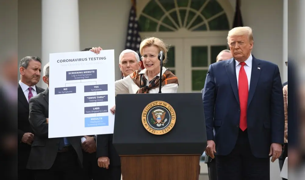 Trump declara el estado de emergencia por la pandemia del coronavirus. Foto: AFP. Trump declara el estado de emergencia por la pandemia del coronavirus. Foto: AFP.