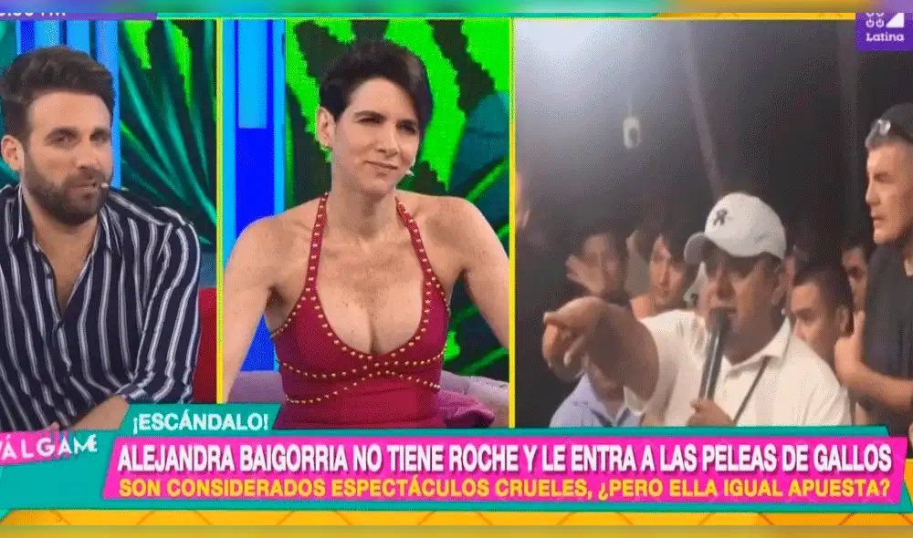 Alejandra Baigorria genera polémica por ser participe de pelea de gallos