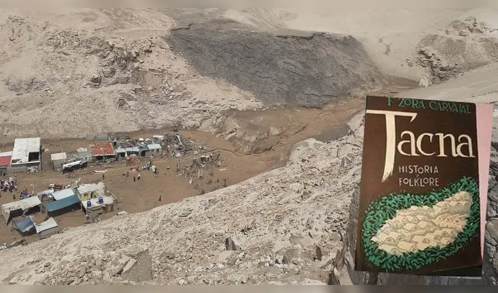 De acuerdo al libro “Tacna: Historia y Folclore” de Fortunato Zora Carvajal, hace 93 años, un huaico discurrió por dos corrientes en Tacna. De acuerdo al libro “Tacna: Historia y Folclore” de Fortunato Zora Carvajal, hace 93 años, un huaico discurrió por dos corrientes en Tacna.