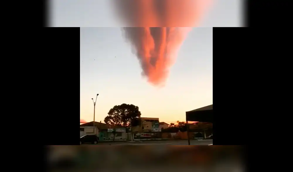 En YouTube, extraña “nube apocalíptica” causa pánico en Brasil [VIDEO]