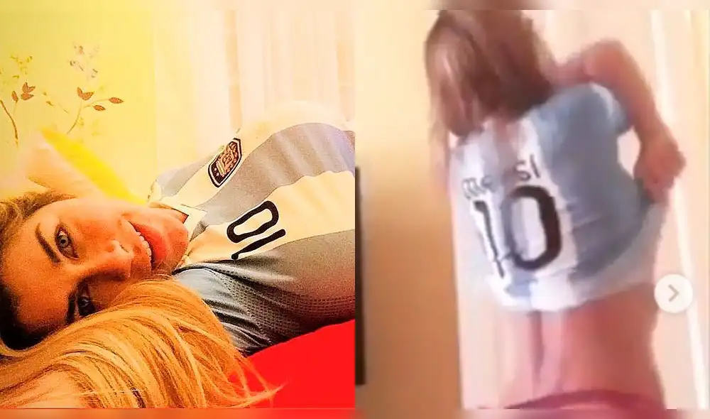 Xoana González se desnuda por triunfo de Argentina