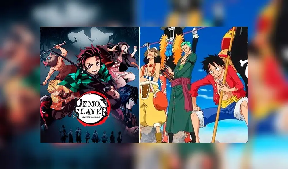 Kimetsu no Yaiba estaría muy cerca de superar a One Piece en ventas. Crédito: Composición