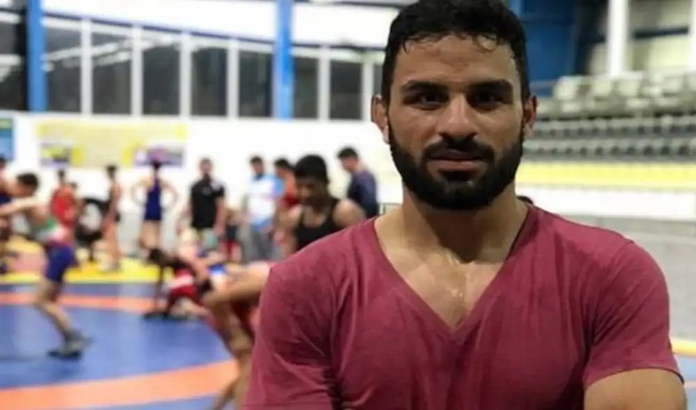 Navid Afkari participó en una protesta el 2018, durante la cual presuntamente cometió un asesinato. Foto: Twitter. Navid Afkari participó en una protesta el 2018, durante la cual presuntamente cometió un asesinato. Foto: Twitter.