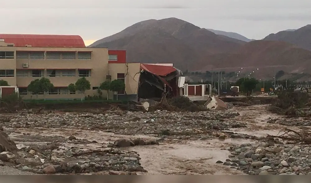 Edificación fue dañada por crecida de río Moquegua en febrero del 2019.