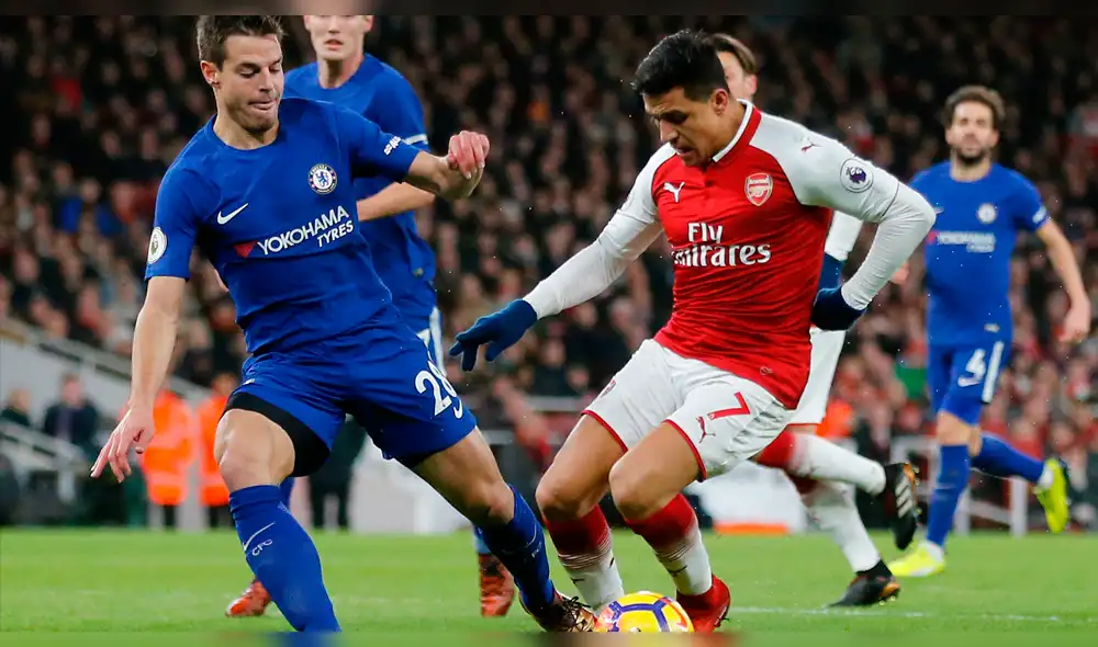 Arsenal y Chelsea igualaron en entretenido partido por Premier League