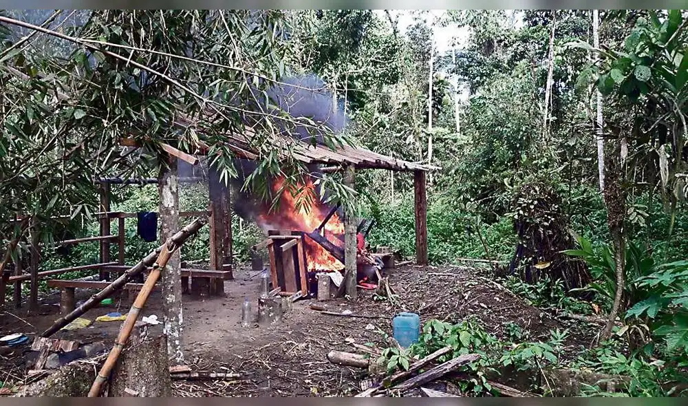 Cusco: Fiscalía destruyó campamento minero ilegal en Pilcota