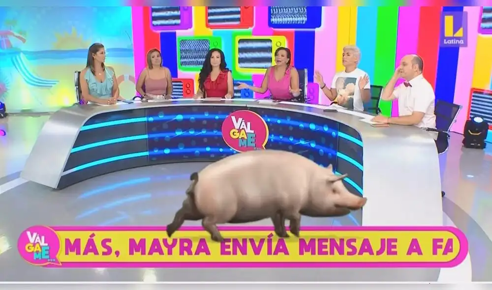 Karla Tarazona en Válgame. Foto: Captura.