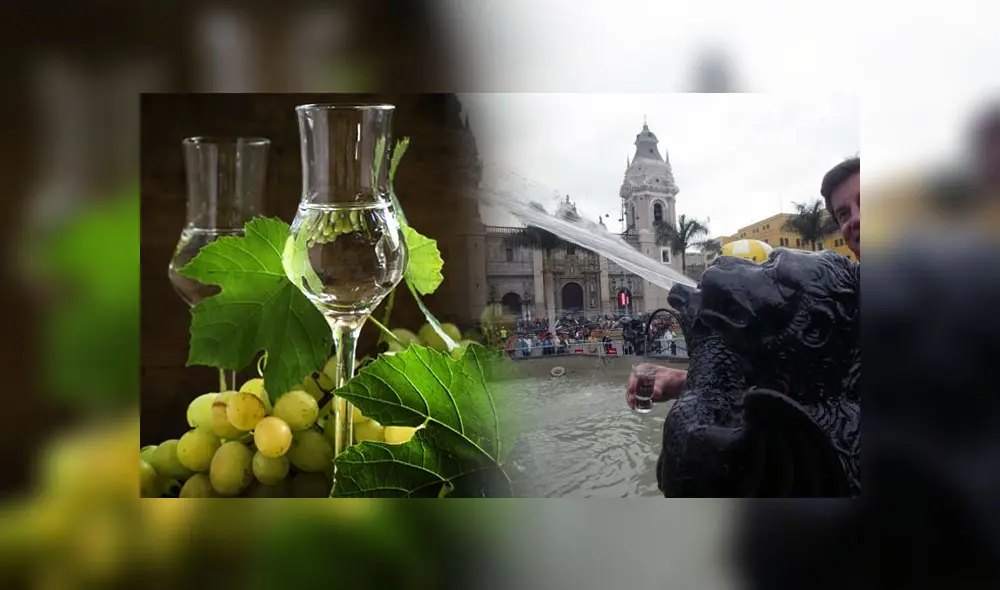 dia del pisco pileta plaza de armas foto LR (VER FOTOGRAFO EN SDARC)