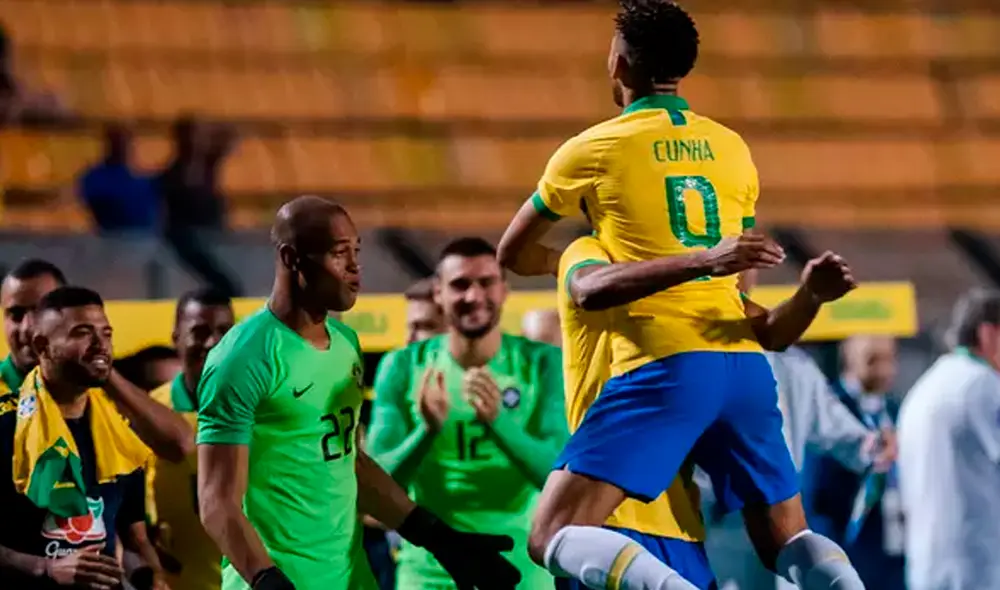 Brasil venció 3-1 a Chile en amistoso internacional categoría Sub-23 con miras al preolímpico Tokio 2020. Brasil venció 3-1 a Chile en amistoso internacional categoría Sub-23 con miras al preolímpico Tokio 2020.