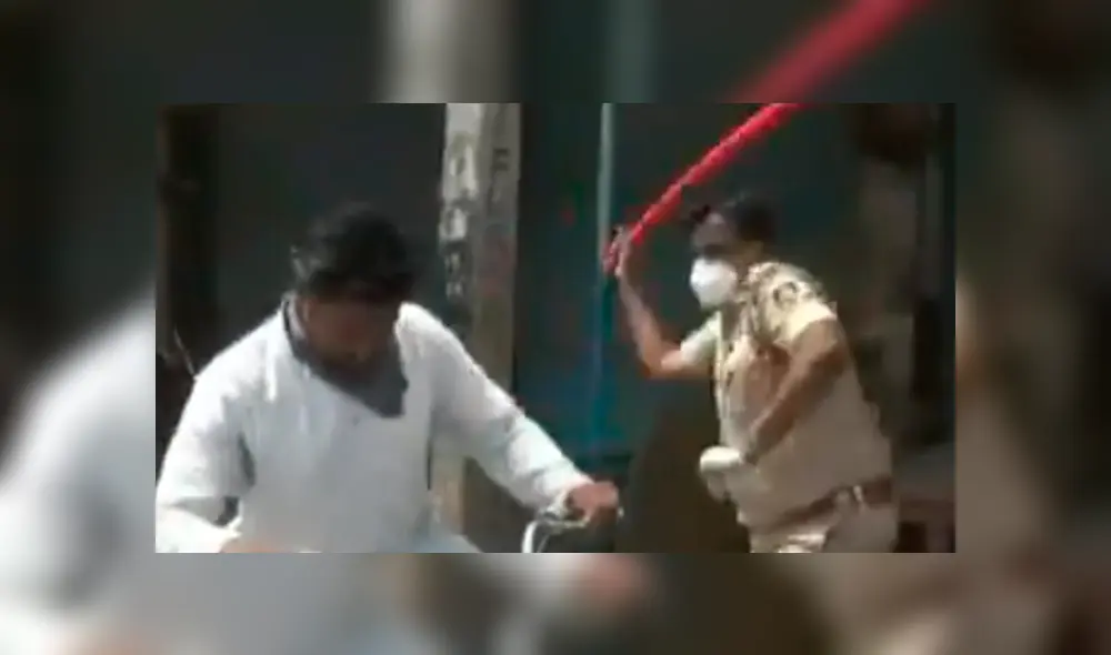 La fuerza del orden infringe castigos corporales a una serie de personas que salieron de sus casas pese al aislamiento obligatorio. (Foto: Captura) La fuerza del orden infringe castigos corporales a una serie de personas que salieron de sus casas pese al aislamiento obligatorio. (Foto: Captura)