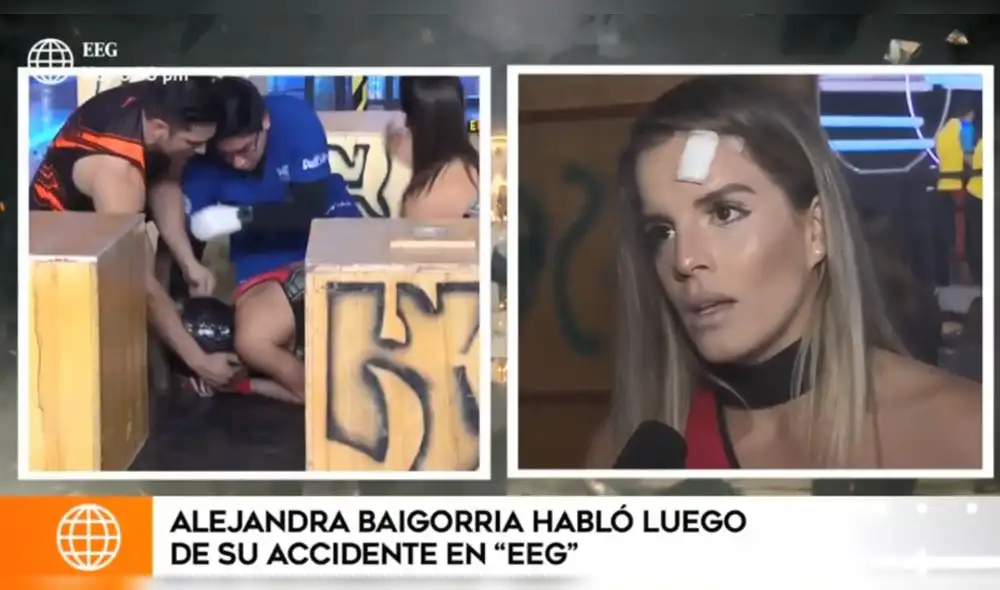 Alejandra Baigorria tiene cuatro puntos en el rostro tras sufrir fuerte lesión en EEG Alejandra Baigorria tiene cuatro puntos en el rostro tras sufrir fuerte lesión en EEG