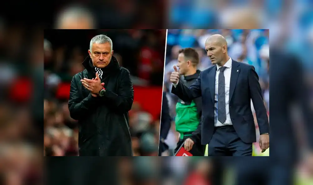 Mourinho expresó sus respetos hacia Zinedine Zidane. Créditos: BolaVip Mourinho expresó sus respetos hacia Zinedine Zidane. Créditos: BolaVip