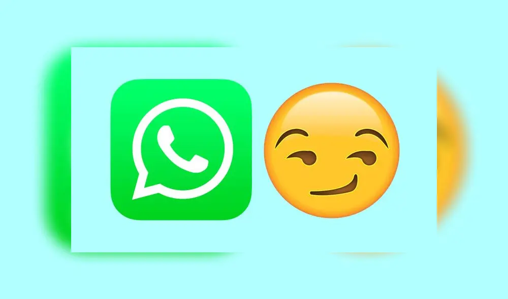 El emoji de WhatsApp de la cara con sonrisa pícara.