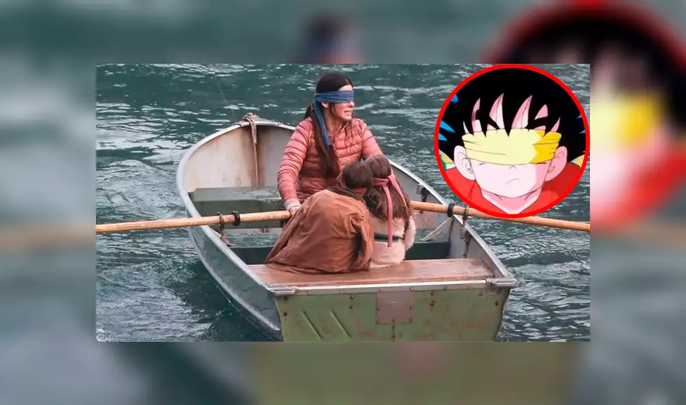 Gokú realiza el ‘Bird Box Challenger’ y el resultado se vuelve viral en las redes [VIDEO]