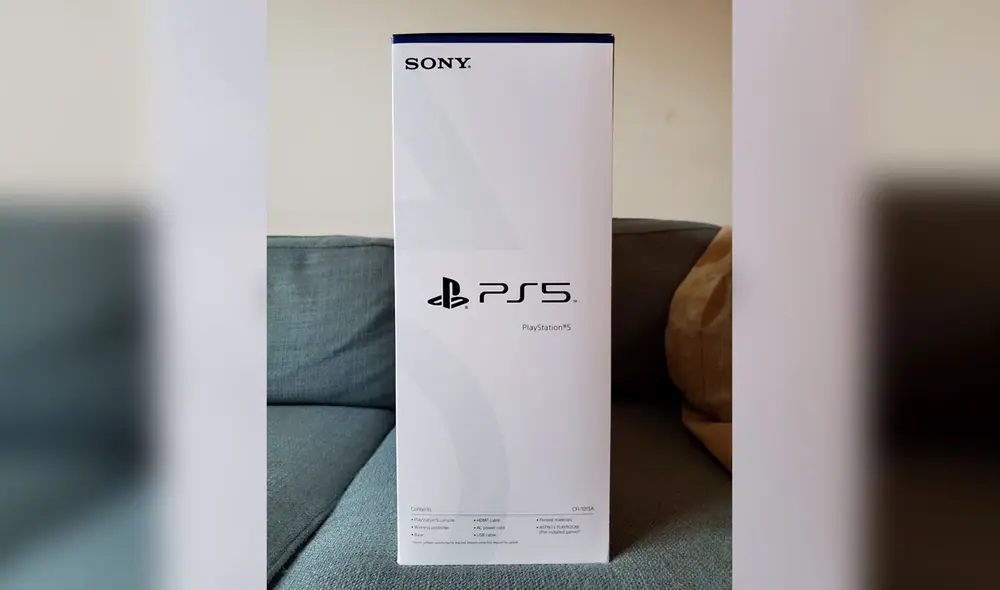 Desliza para ver más fotos de la PS5 en su caja. Foto: Twitter Desliza para ver más fotos de la PS5 en su caja. Foto: Twitter