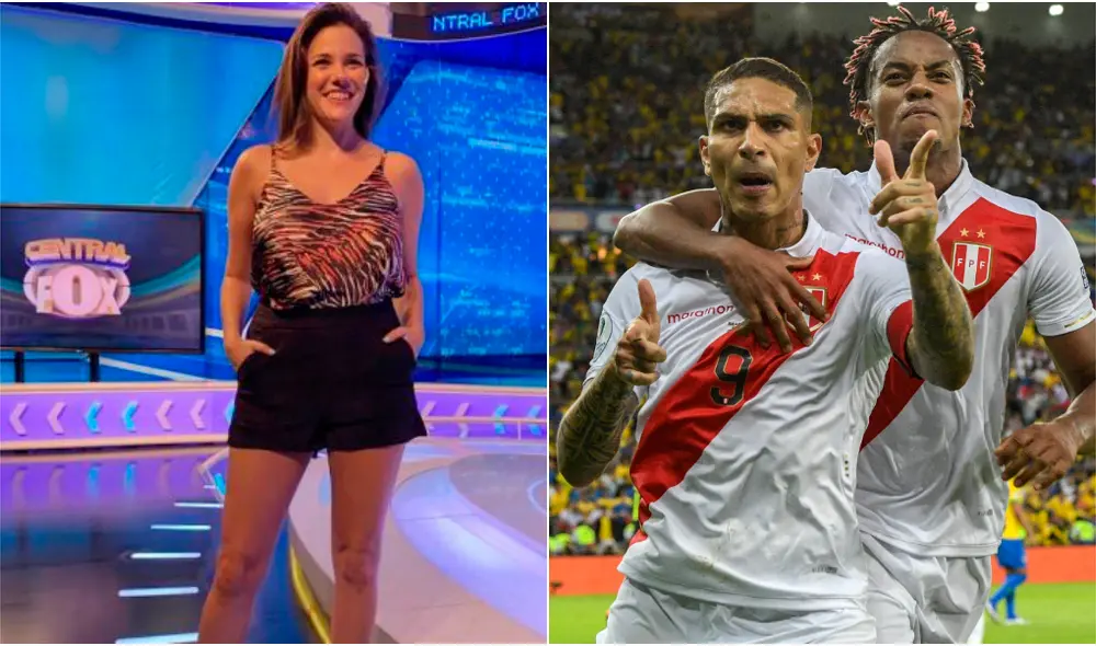 Una de las conductoras de Fox Sports afirmó que sus hijos prefieren ver un partido de Perú en vez de dibujos. | Foto: @LRubinska / AFP