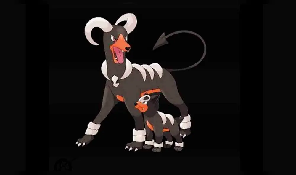 Martes 8 de septiembre de 2020: Houndour. (Fotos: Niantic)