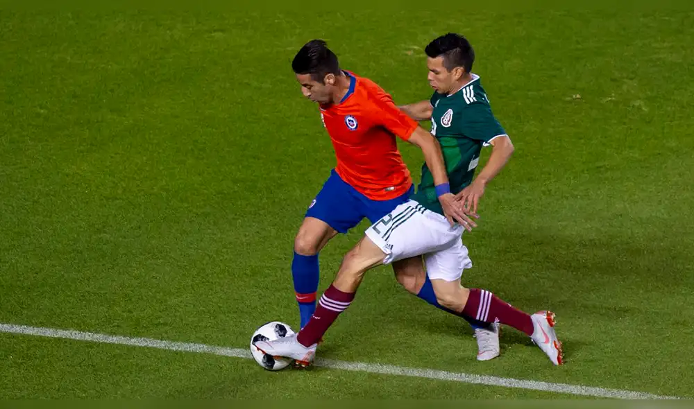 México fue superado por la mínima diferencia a manos de Chile en Fecha FIFA 2018