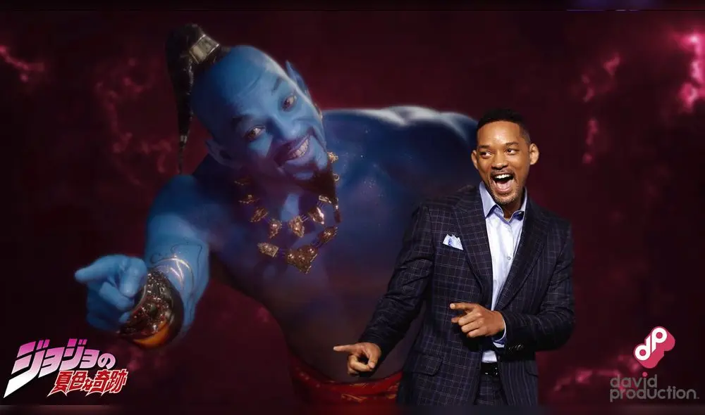 Aladdin: fans de jojo’s crean geniales memes en referencia a la apariencia de Will Smith