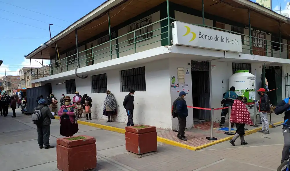 Beneficio se cobra en el Banco de la Nación. Foto: Dirección Agraria de Puno Beneficio se cobra en el Banco de la Nación. Foto: Dirección Agraria de Puno