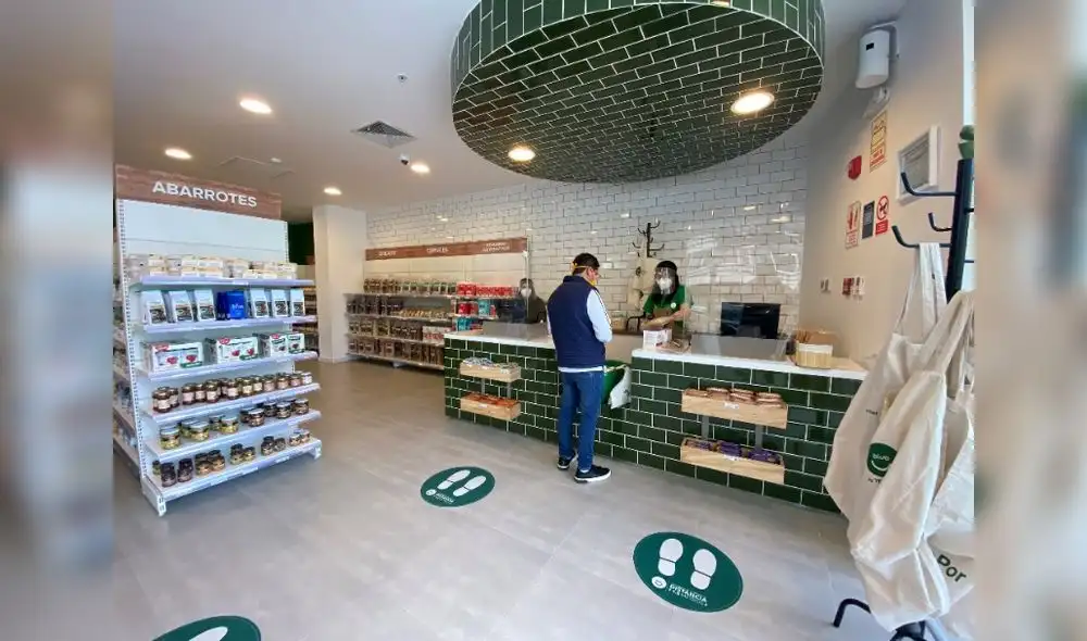 Supermarket libre de octógonos.