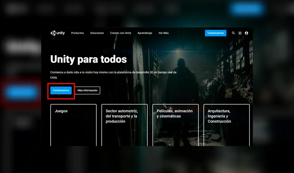 Sigue los pasos para descargar Unity con el curso "Unity Learn Premium" gratis.