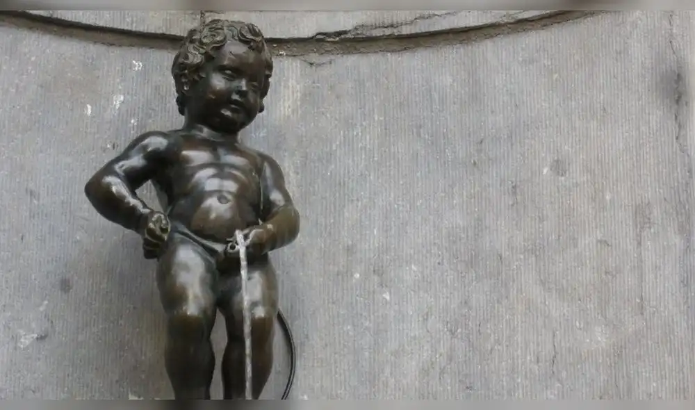 La fuente del niño que orina, en Bruselas, dejará de malgastar agua [FOTOS]