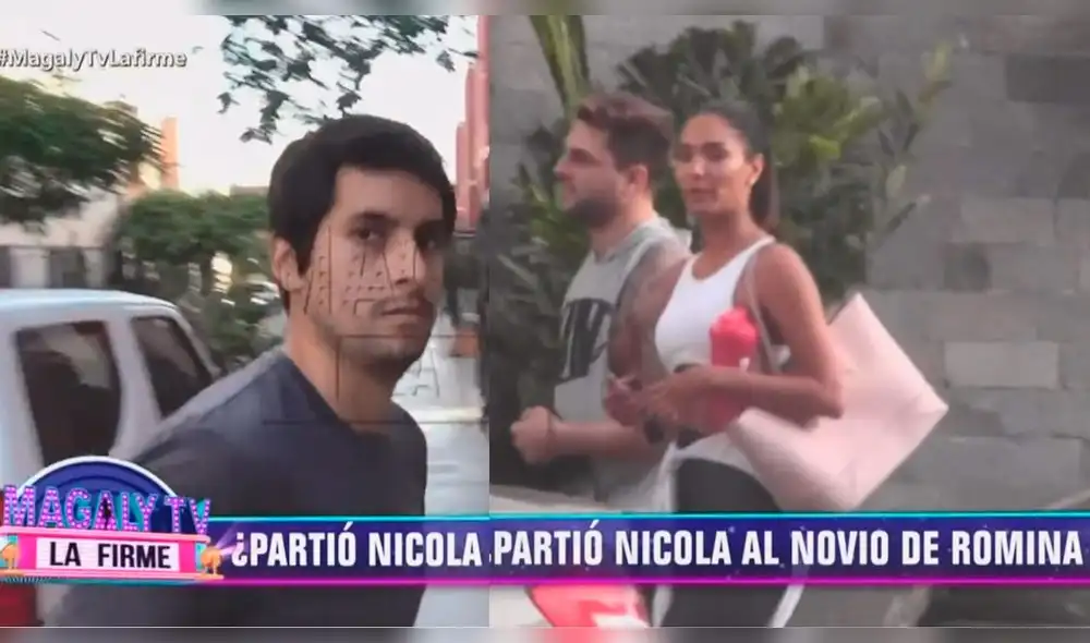 Exnovio de Romina Lozano reacciona mal tras revelarse romance con Nicola [VIDEO]