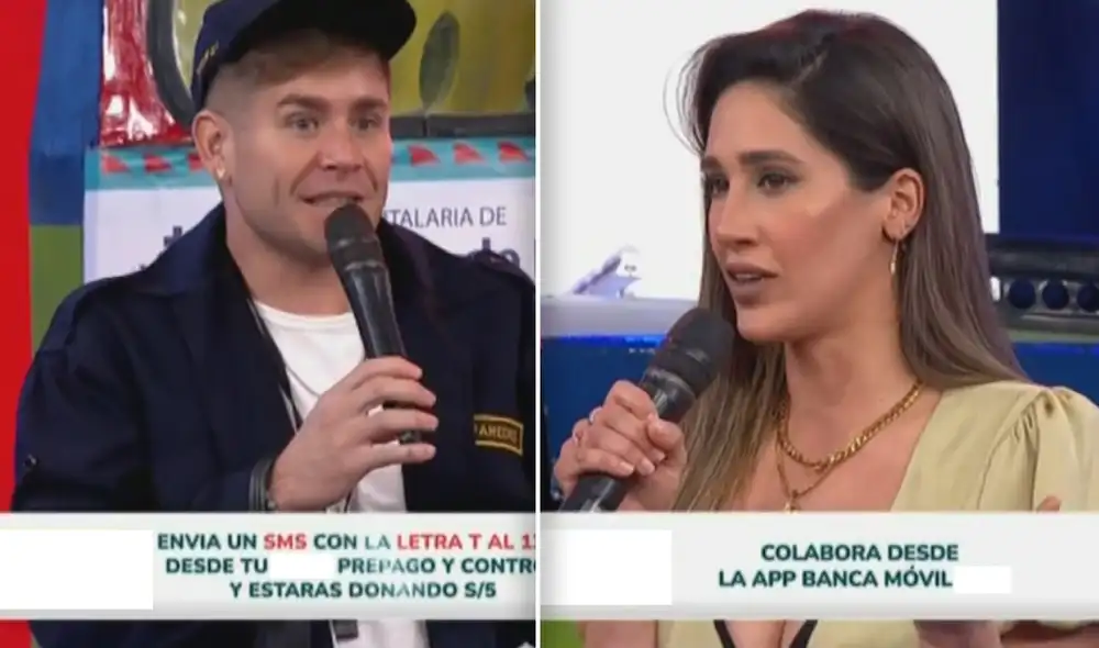 Pancho Rodríguez y Tepha Loza refleixonaron durante la jornada de la Teletón. "Unámonos como peruanos", dijo. Foto: captura América TV Pancho Rodríguez y Tepha Loza refleixonaron durante la jornada de la Teletón. "Unámonos como peruanos", dijo. Foto: captura América TV