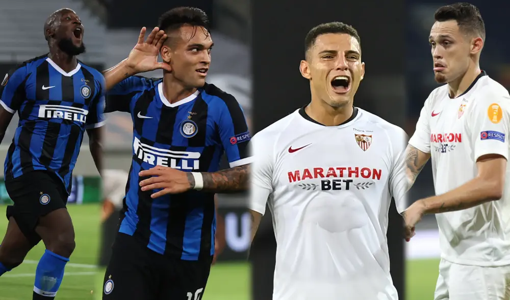 Inter enfrenta al Sevilla por la Europa League. (Créditos: AFP)