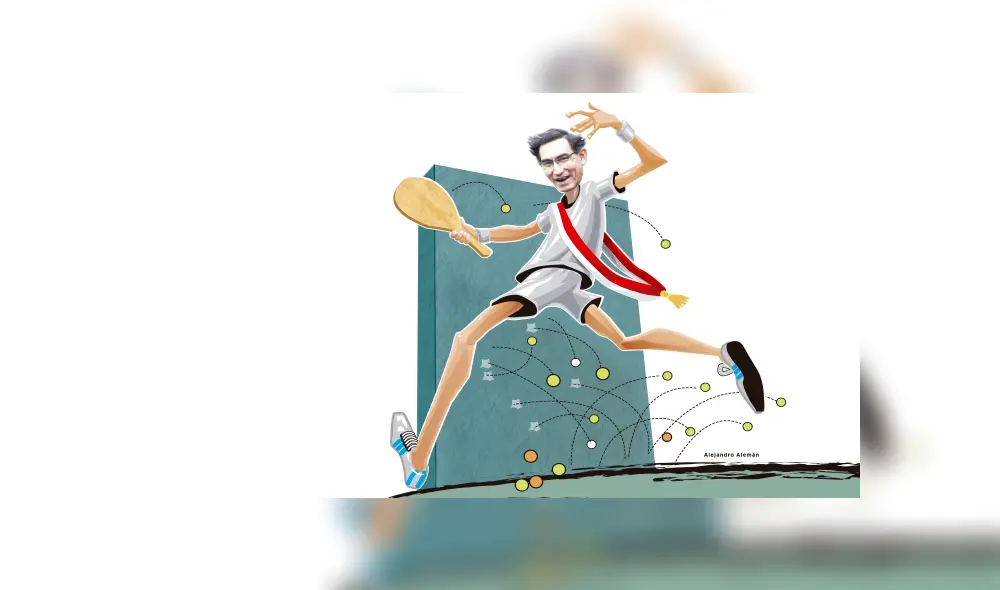 "El jugador del frontón". (Imagen: Alejandro Alemán). "El jugador del frontón". (Imagen: Alejandro Alemán).