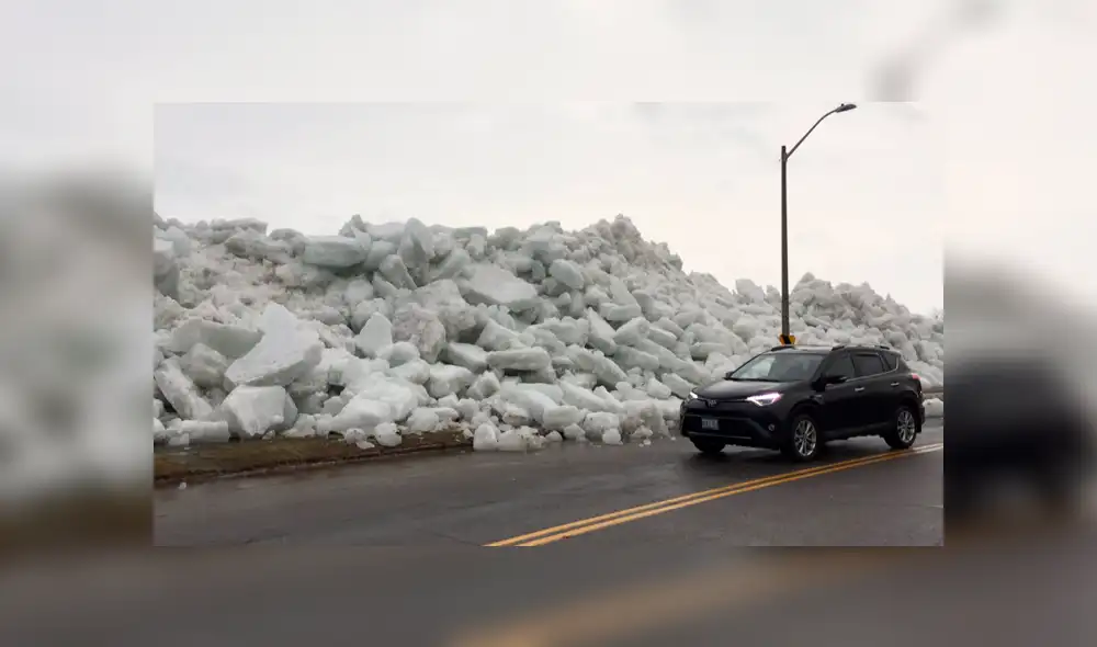 Sorprendente "Tsunami de hielo" llega a Estados Unidos y causa alarma en el mundo [VIDEOS]