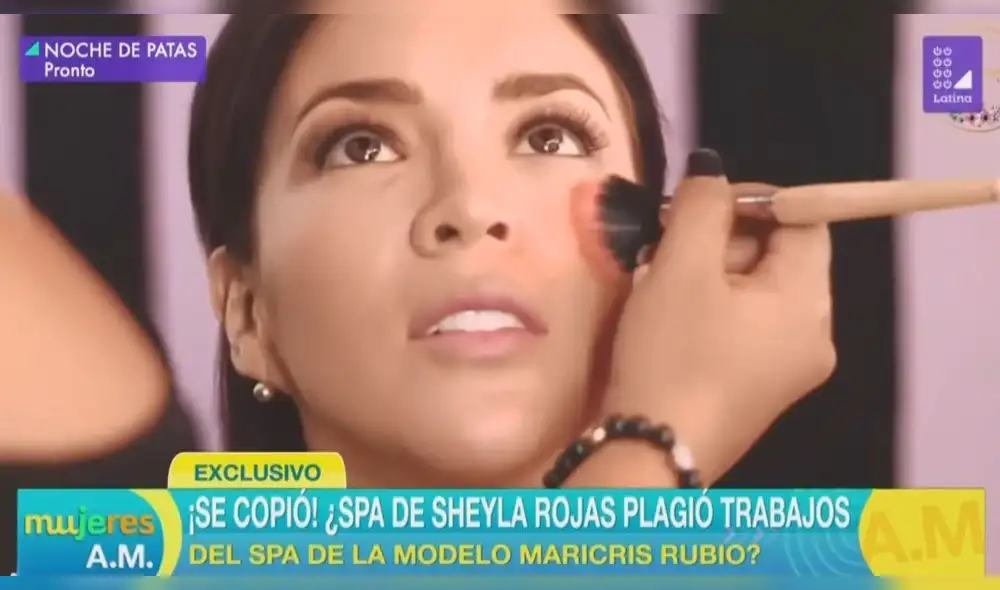 Sheyla Rojas en escándalo por plagio de trabajos en salón de belleza