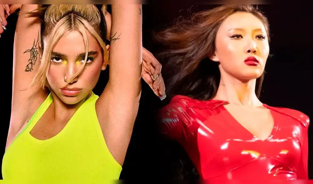 Dua Lipa colaboró con Hwasa de MAMAMOO para su nueva canción "Physical". Dua Lipa colaboró con Hwasa de MAMAMOO para su nueva canción "Physical".