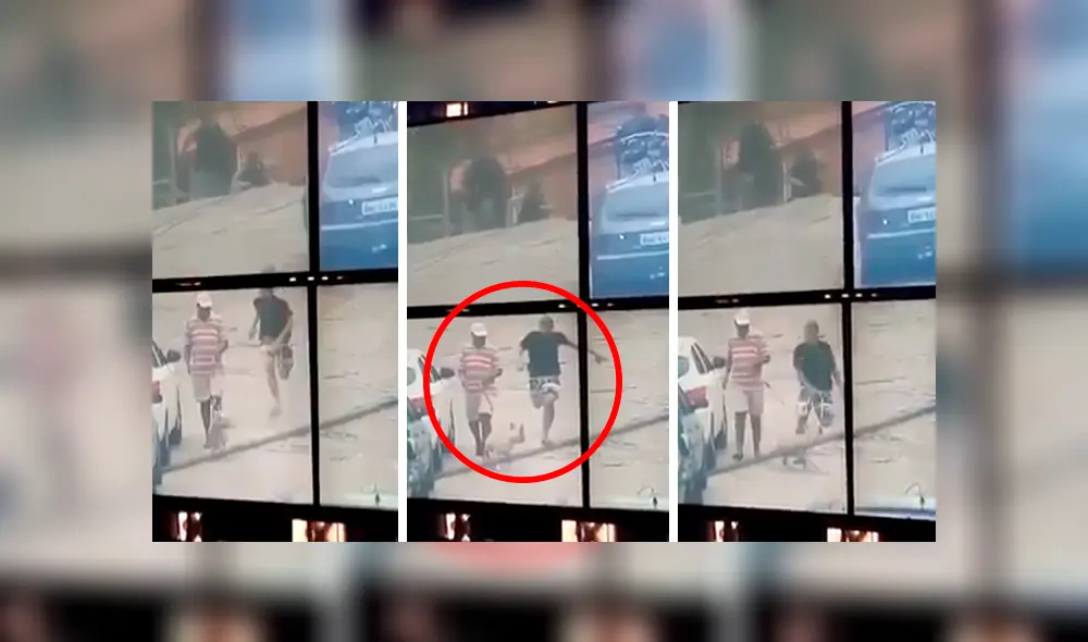 Facebook viral: Cámaras captan a perro que detuvo a ladrón que intentaba escapar de policía 