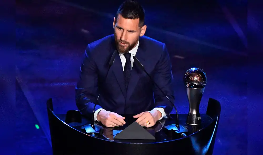 Lionel Messi ganó el premio FIFA The Best 2019. Lionel Messi ganó el premio FIFA The Best 2019.