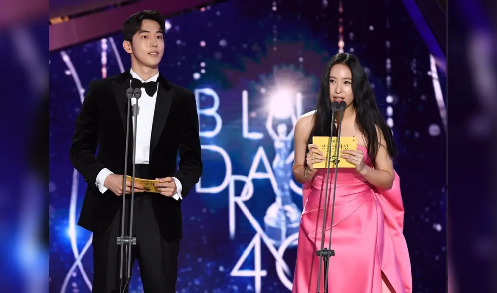 Krystal fue presentadora en los 40th Blue Dragon.