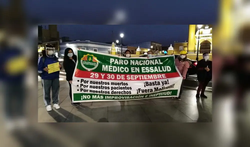 Médicos de EsSalud harán paro nacional el 29 y 30 de septiembre Médicos de EsSalud harán paro nacional el 29 y 30 de septiembre