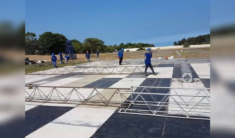 Coronavirus:  inician instalación de centro temporal para pacientes