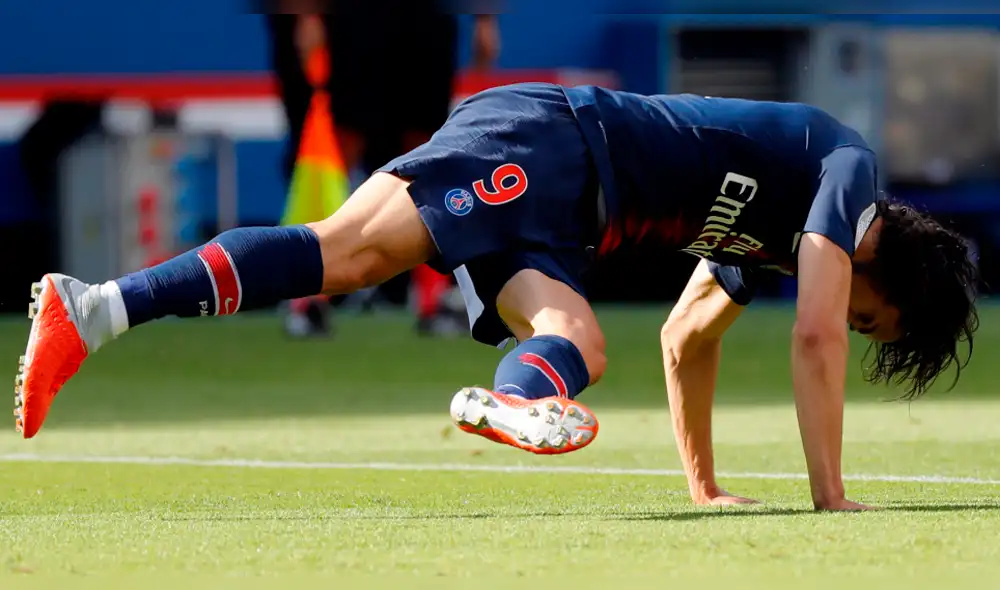 YouTube: Edinson Cavani y su extraña celebración de su último gol en el PSG [VIDEO]