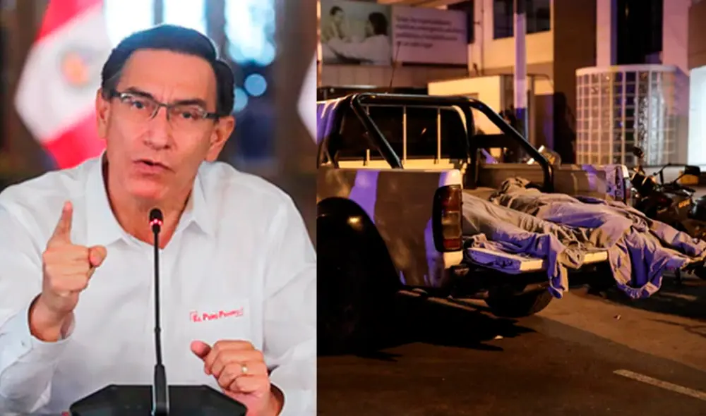 Presidente Martín Vizcarra dijo sentir indignación por tragedia en Los Olivos. Composición: La República.