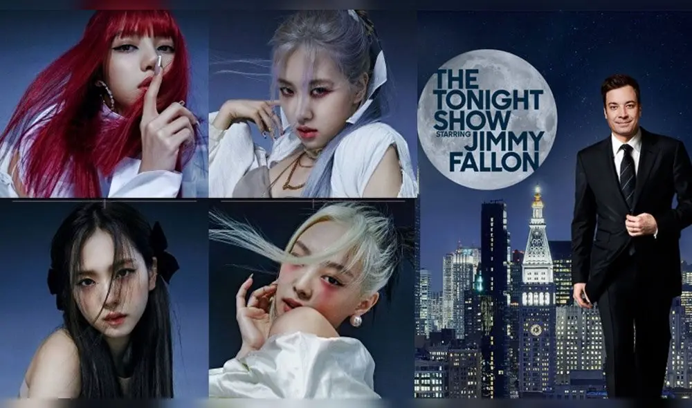BLACKPINK estrenará "How you like that" en The tonight show starring con Jimmy Fallon. Créditos: Composición YG / NBC