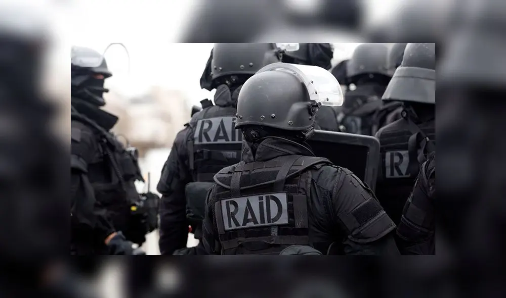 La Policía francesa ya se desplegó en Troyes. Foto: difusión