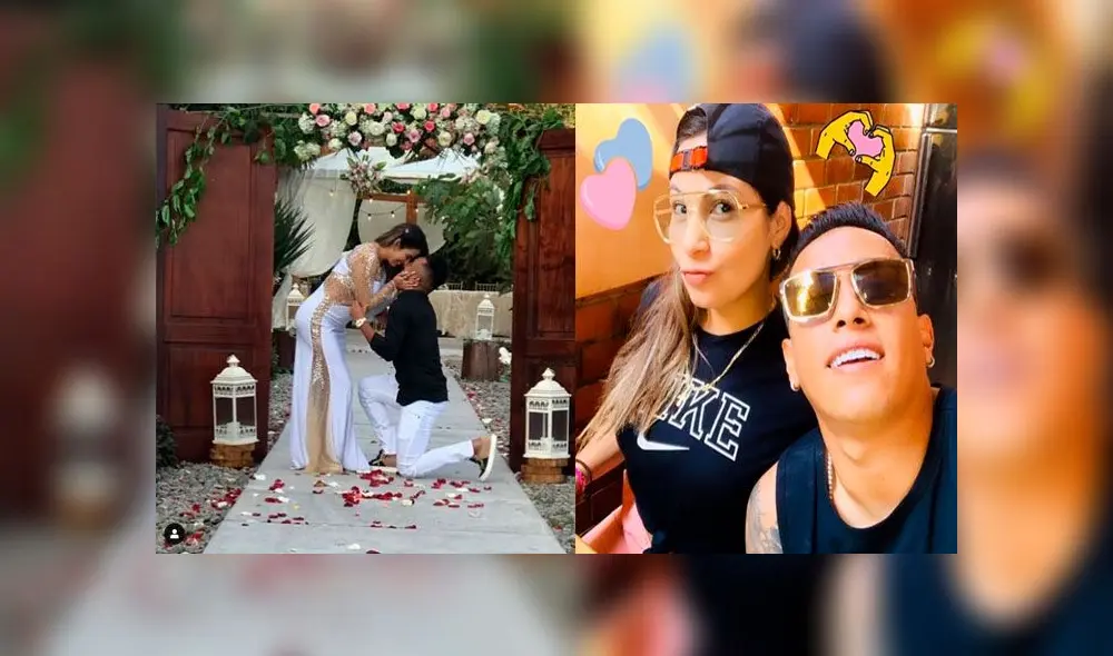 Christian Cueva y Pamela López